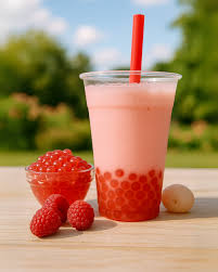 Raspberry Popping Boba