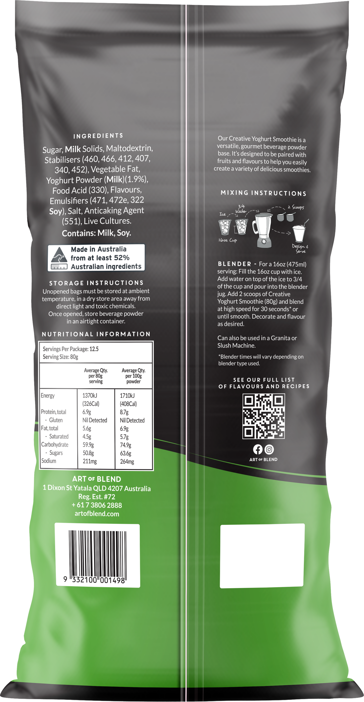 Creative Yoghurt Smoothie Base