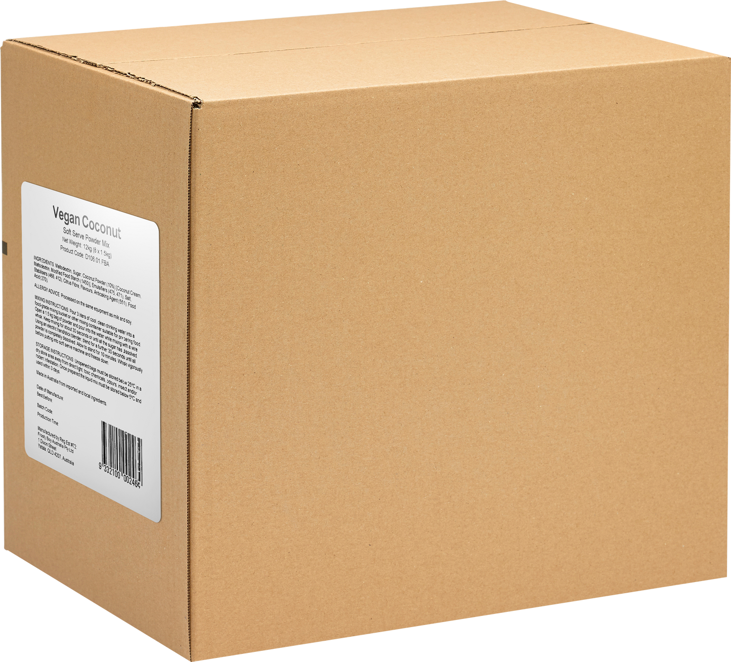 Monalisa Coconut Vegan Soft Serve Powder