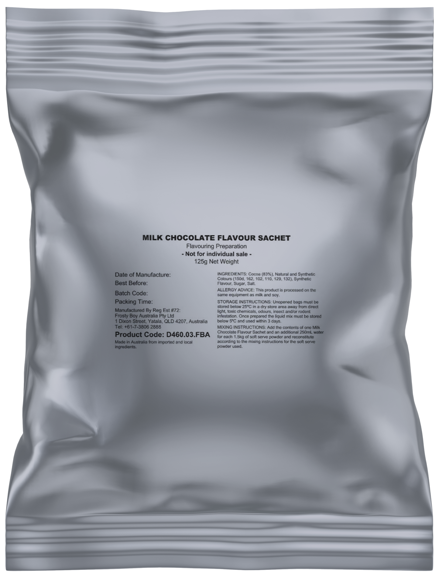 Chocolate Flavour Sachet