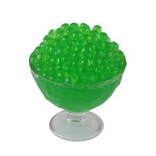 3.4 kg tub of green apple popping boba from NZ Food Supplies