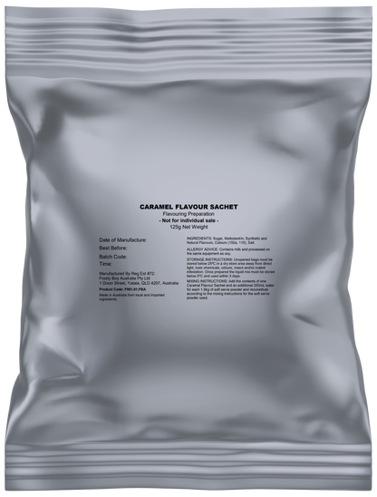 24 × 125 g carton of Caramel Flavour Sachets