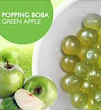 Green apple popping boba
