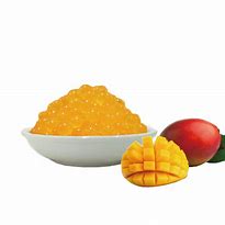 3.4 kg tub of mango popping boba 