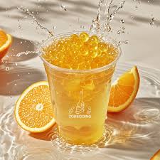 Orange Popping Boba