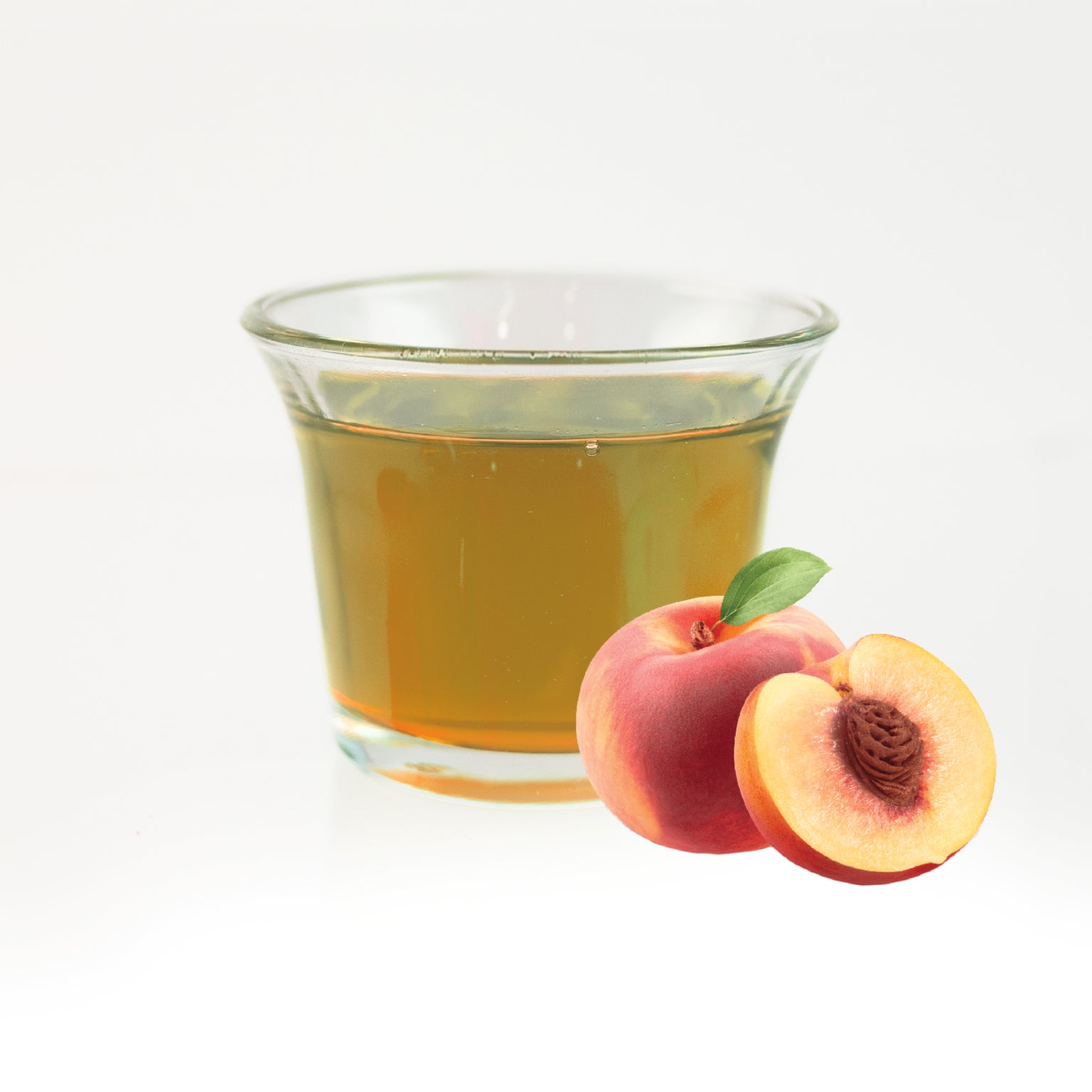 Bottle of peach concentrated juice from NZ Food Supplies