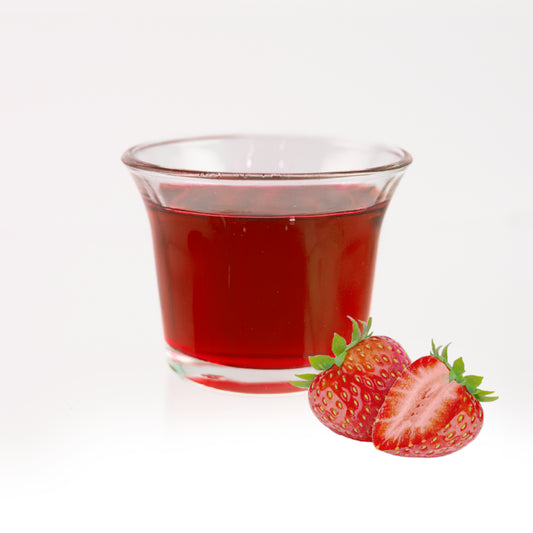 Bottle of strawberry concentrated juice from NZ Food Supplies