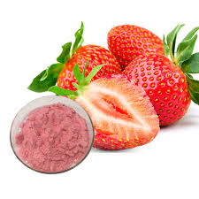 Strawberry flavour powder